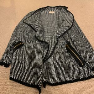 Black and white cardigan